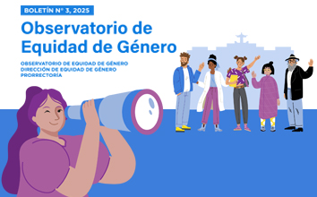 Portada del boletín N°3 del Observatorio de Equidad de Género